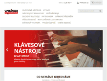 Tablet Screenshot of hudebninastroje-mijovic.cz